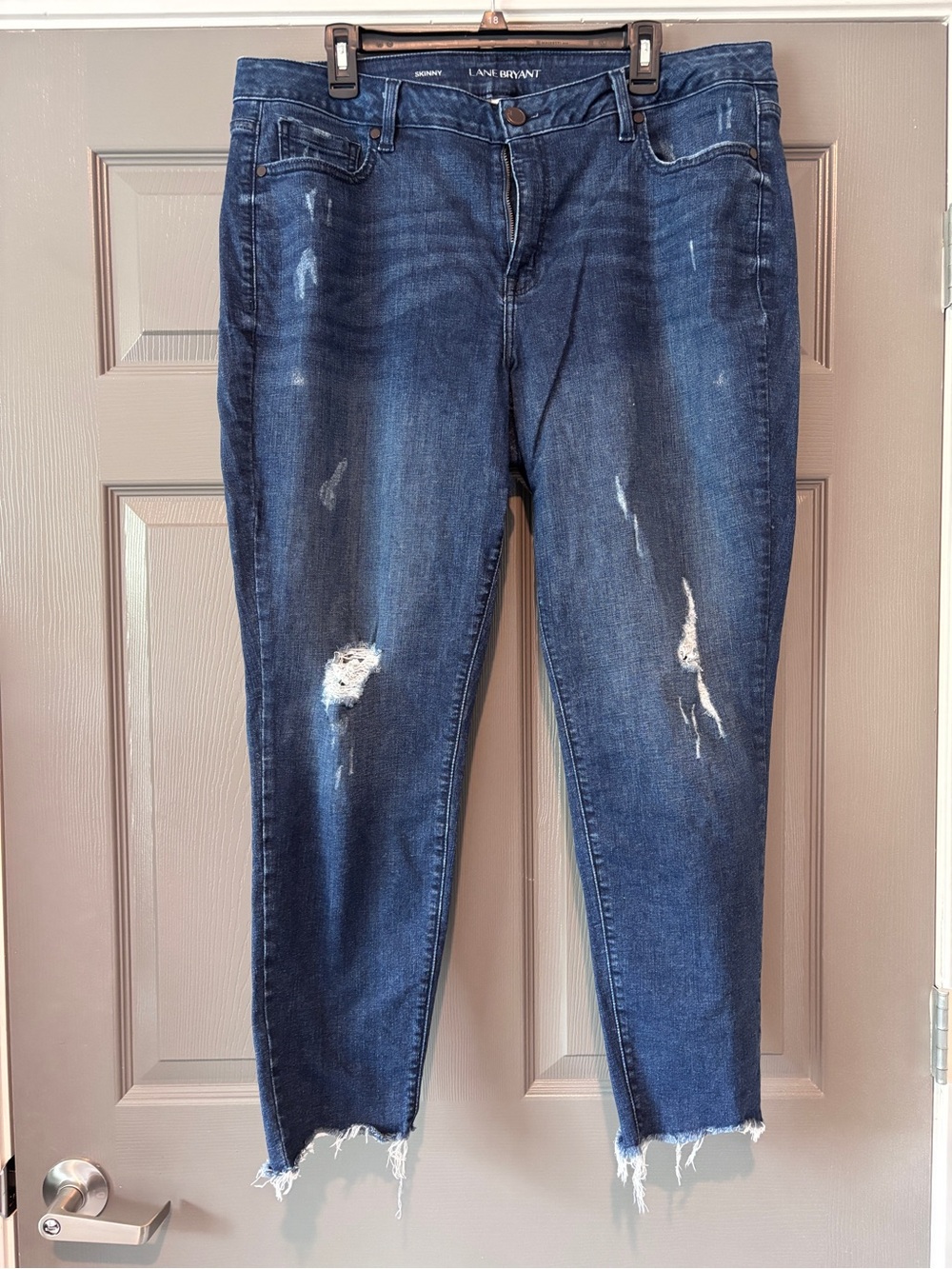 Lane Bryant Distressed Skinny Jeans 18